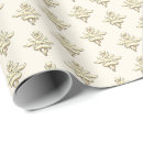 Search for gold flowers wrapping paper Classic