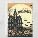 Search for vintage happy halloween cards Orange