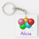 Search for birthday balloons key rings Celebration