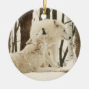 Search for arctic wolf christmas tree decorations Winter