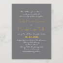 Search for yellow and grey wedding invitations Typography