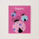 Search for ladybug puzzles Pink