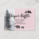 Search for rustic enclosure cards Diaper raffle