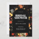 Search for nature bridal shower invitations Black
