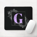 Search for g monograms mousepads Initial