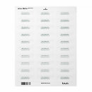 Search for monochrome return address labels Classic