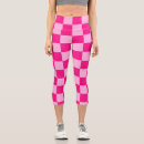 Search for chequered leggings Hot pink