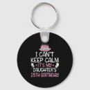 Search for 25th birthday key rings Celebration