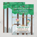 Search for trees birthday invitations Outdoor adventure