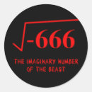Search for the beast stickers Red