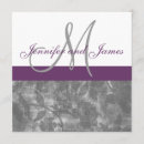 Search for plum and grey wedding invitations Simple