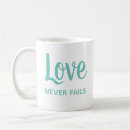 Search for love never fails coffee mugs Anniversary