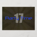 Search for 17th for boy birthday invitations Party