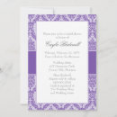 Search for damask bridal shower invitations Bride