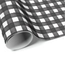 Search for black and white buffalo check wrapping paper Modern