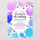 Search for purple balloons birthday invitations Watercolor