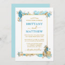 Search for blue and coral wedding invitations Turquoise