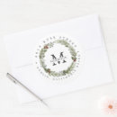 Search for red wedding return address labels Greenery
