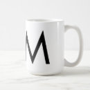 Search for alphabet m mugs Design