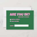 Search for matching rsvp invitations Green