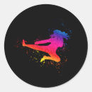 Search for high kick stickers Martial arts
