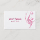 Search for woman silhouette business cards Pink