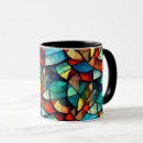 Search for stained glass abstract mugs Mosaic