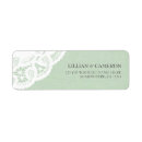 Search for doily return address labels Lace