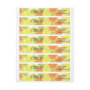 Search for fruit slices return address labels Lemon