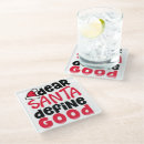 Search for funny christmas coasters Black