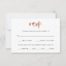 Search for rose rsvp cards Simple
