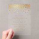 Search for faux foil wedding invitations Gold