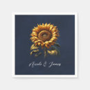 Search for sunflower wedding napkins Barn