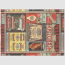 Search for vintage advertising tissue paper Nostalgic