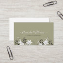 Search for botany business cards Bohemian
