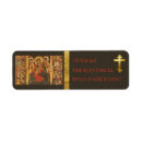 Search for virgin mary return address labels Christian