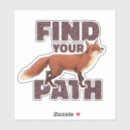 Search for white fox stickers Forest