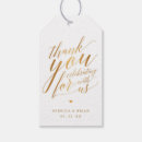 Search for calligraphy gift tags Gold foil