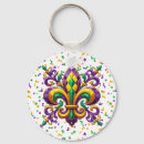 Search for green fleur de lis key rings Mardi gras