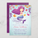 Search for mermaid baby girl shower invitations Sea