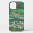 Search for monet painting iphone cases Green