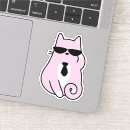 Search for cat with sunglasses stickers Cartoon