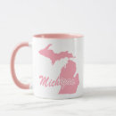Search for state of michigan mugs Pink