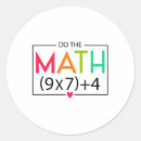 Search for do the math stickers Professor