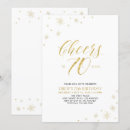 Search for cheers to 70 years invitations Chic