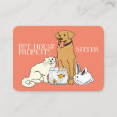 Search for house sitter business cards Cats