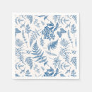 Search for blue butterfly napkins Pattern