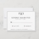 Search for basic rsvp cards Stylish contemporary sophisticated