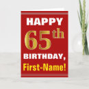 Search for 65 birthday cards 65 years old