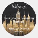 Search for welcome round stickers Skyline